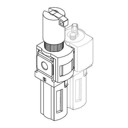 Festo Service Unit Combination MSB6-1/2-FRC13:J120M1 MSB6-1/2-FRC13:J120M1